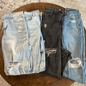 Lot of 4 womens jeans, Size 0